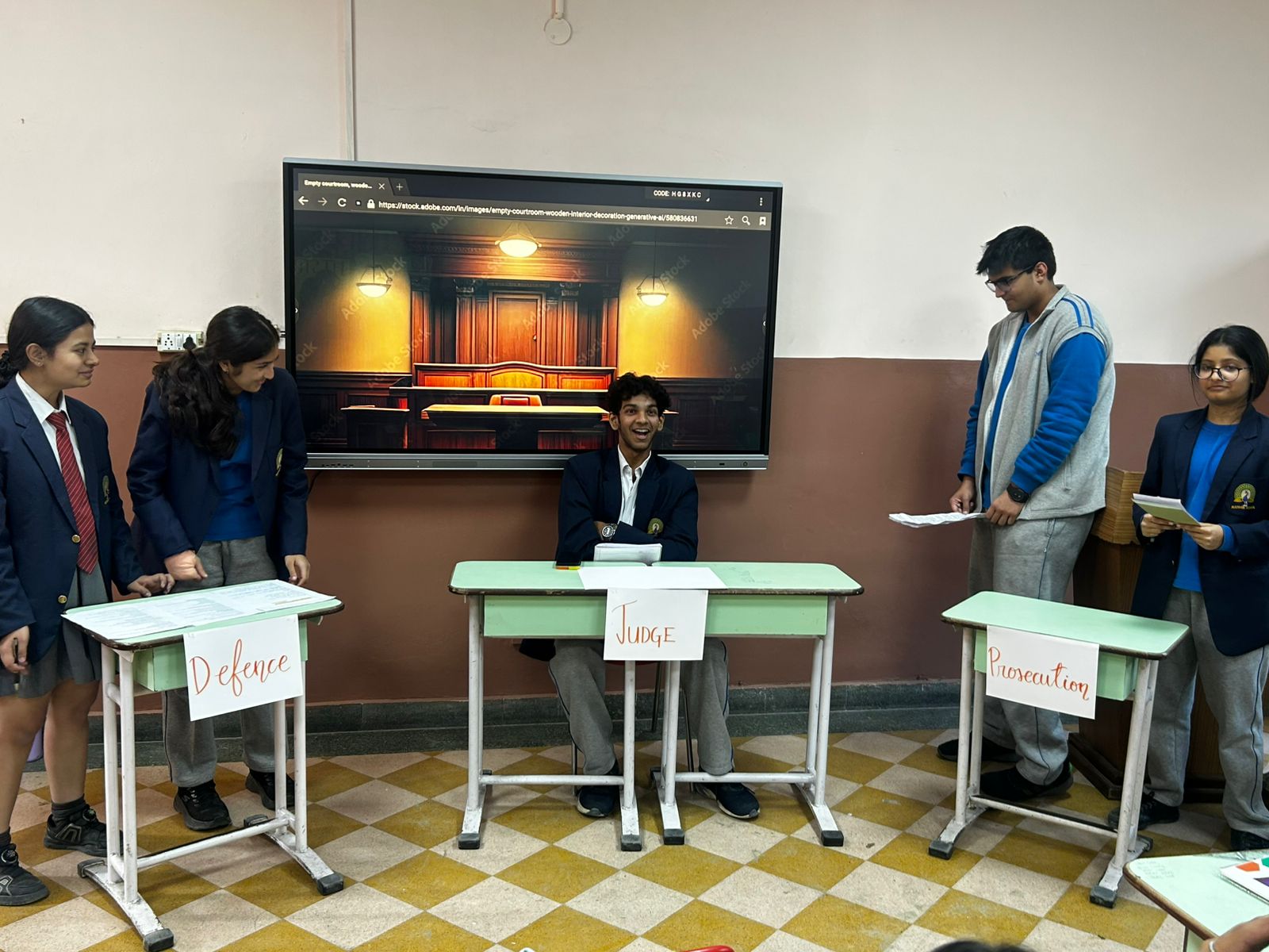 Into the Courtroom: Class XI Legal Studies Mock Trial